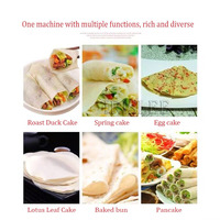 Chapati Roti Plat Crêpe et Tortilla Faisant La Machine Presse À Pâte Pneumatique pour Canard Rôti Pain Cuisson Crêpière