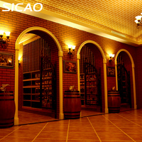 SICAO Conception personnalisée Cave à vin électrique de luxe Refroidisseur Intégré Réfrigérateurs à vin autoportants Cave à vin Casiers à vin Chambre