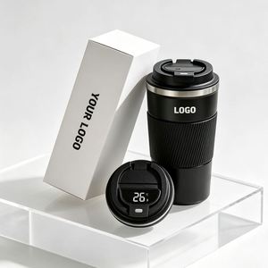 Stainless Steel Coffee Cup Tumbler with Custom Logo Printing for Promotional Brand Event Business Gift Promo <b>Water</b> <b>Bottles</b> - Product Image 1