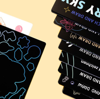 Jeux d'art créatifs à gratter pour enfants avec des livres de gribouillage DIY pour cultiver la concentration des enfants