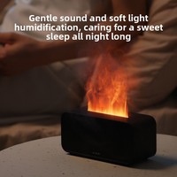 Difusor de Aroma con Simulación de Llama y Temporizador, Difusor de Fragancia para el Hogar con Alimentación USB, Pequeño Electrodoméstico de Escritorio, Colorido