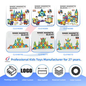 Bloques de Construcción Creativos Chengji, Castillo Ensamblable, Juego de Bloques de Construcción de Venta Caliente, Juguetes Educativos, Fichas Magnéticas Coloridas - Product Image 4