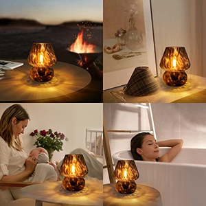 Bougies électroniques en verre à LED blanc chaud fonctionnant sur piles, très vendues, pour la décoration de la maison - Product Image 5