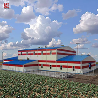 Entrepôt industriel en structure métallique préfabriquée ZTSS, bâtiment métallique moderne avec certification CE et dimensions personnalisées