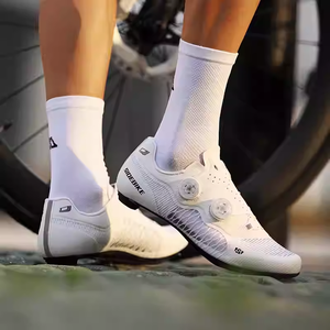 <span class=keywords><strong>Chaussures</strong></span> <span class=keywords><strong>de</strong></span> <span class=keywords><strong>cyclisme</strong></span> <span class=keywords><strong>Sidebike</strong></span> SD017 PRO ROAD avec doublure en mesh respirant intégral, dessus en microfibre, semelle en carbone - Product Image 2