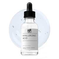 Sérum Visage Végan Anti-Âge Éclaircissant et Blanchissant 4-en-1 à l'Acide Hyaluronique et Vitamine C, Marque Privée, pour Soins de la Peau
