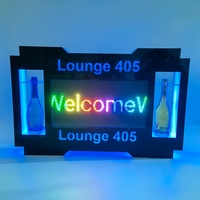 Discoteca Servicio VIP Pantalla Desplazamiento Pantalla Led Cartelera Botella Presentador Signo Aplicación Programable DIY Led Mensaje Sign Board