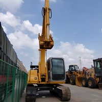 Utilisé pour l'excavatrice sur chenilles SH120 d'origine japonaise, excellent état, bon moteur, boîte de vitesses, PLC et pompe.