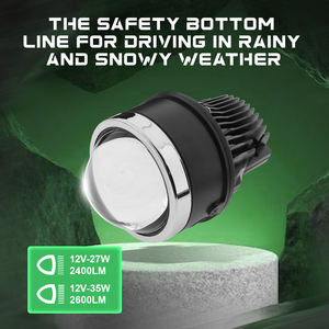 Projecteur antibrouillard bi-led tricolore 3,0 pouces à double faisceau étanche pour <span class=keywords><strong>Toyota</strong></span> <span class=keywords><strong>Verso</strong></span> Fj150 Avanza Camry Hilux - Product Image 3