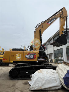 Yaguan เครื่องขุดไฮดรอลิก SY235C แบบใช้แล้วรถขุด23TON ที่ใช้ CAT320 SY215C PC210ทั้งหมดในสต็อก SY235C SY 235 - Product Image 3