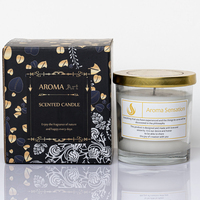 Lilin Aromaterapi Premium Hari Valentine Modern Beraroma Harum, Buatan Tangan dalam Stoples Kaca, Pembakaran Lama, Lilin Kedelai Alami, Pembakaran Bersih, Artistik