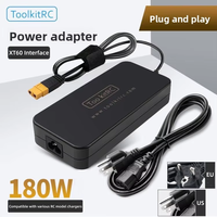 ToolkitRC ADP180 180W AC-DC Power Supply XT60 Plug PSU Portabel untuk RC FPV Drone Pengisi Daya Baterai UAV Pertanian