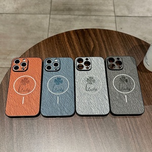 Custodia telefono da uomo a quattro fogli per <span class=keywords><strong>iPhone</strong></span> <span class=keywords><strong>13</strong></span> 14 15 16 17 <span class=keywords><strong>Pro</strong></span> Max elegante <span class=keywords><strong>Cover</strong></span> magnetica <span class=keywords><strong>con</strong></span> <span class=keywords><strong>protezione</strong></span> della <span class=keywords><strong>fotocamera</strong></span> - Product Image 4