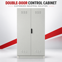 Armoire de distribution électrique industrielle en acier, étanche, avec porte intérieure, entièrement soudée, IP55, pour contrôle OEM