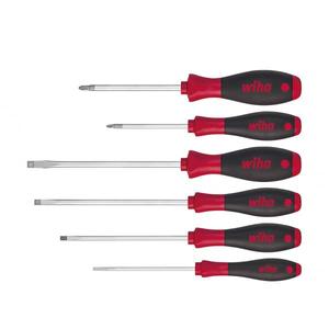 WIHA - 07153 Juego de destornilladores SoftFinish®Ranurado y Pozidriv (6 piezas)-EAN 4010995071530 JUEGOS DE DESTORNILLADORES - Product Image 1