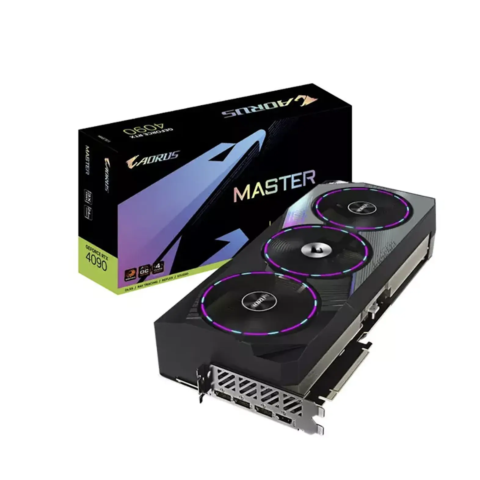 새로운 오리지널 비디오 카드 4090 RTX Gigabyte Aorus RTX 4090 24GB 384 비트 그래픽 카드 게임 GPU RTX4090