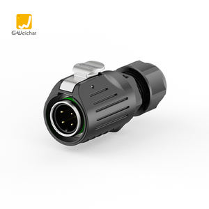 E-Weichat最新のLP16プラグ4ピン屋外LED照明電線接続IP68防水ケーブルコネクタ - Product Image 6