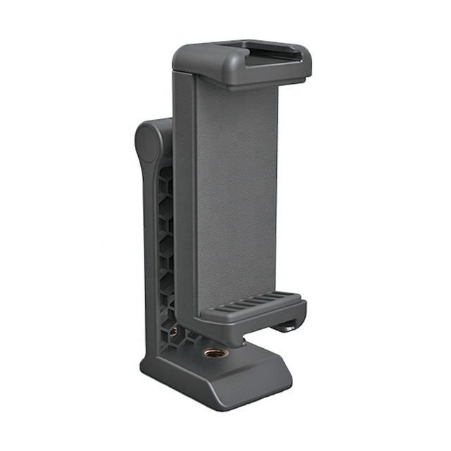 Takenoken Dual Cold Shoe Mount Compatible Arca-swiss Interface 360 Rotation Plastic Tripod Mount Adaptor Cell Phone Clip Holder