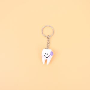 Porte-clés créatifs en forme de dent, petits modèles de dents, pendentifs, petits cadeaux pour l'ouverture d'une clinique dentaire, événement promotionnel, mousquetons - Product Image 3