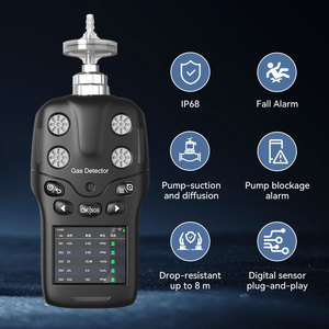 अपशिष्ट जल उपचार संयंत्रों के लिए ध्वनि और प्रकाश अलार्म के साथ एर्नटेक्स प्रमाणित पहनने योग्य हाइड्रोजन सल्फाइड H2s गैस डिटेक्टर - Product Image 2