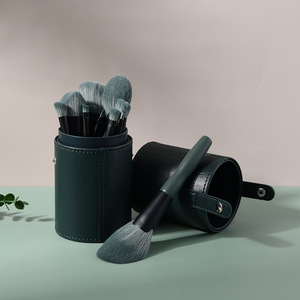 Juego <span class=keywords><strong>de</strong></span> 14 Brochas <span class=keywords><strong>de</strong></span> Maquillaje <span class=keywords><strong>de</strong></span> Pelo Sintético con Mango <span class=keywords><strong>de</strong></span> Madera Verde, con Brochas para Base y <span class=keywords><strong>Sombra</strong></span> <span class=keywords><strong>de</strong></span> Ojos, Herramientas <span class=keywords><strong>de</strong></span> Belleza al por Mayor - Product Image 2