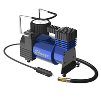 Mini DC 12V Electric Portable Car Tire Inflator Air Compressor Pump Plastic Material Tire Pressure Monitor 30L/MIN Air Flow for