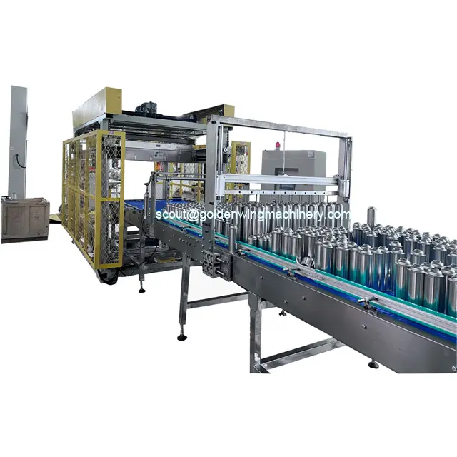 Leere Blechdose Palet tierer Stapel maschine Automatische Produktions linie