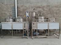 Machine de raffinage automatique de pétrole brut de 2 tonnes pour le traitement de l'huile de sésame, de soja et de noix