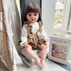 22 นิ้ว <span class=keywords><strong>Betty</strong></span> Bebe Reborn แฮนด์เมดทาสีตุ๊กตาทารกแรกเกิด Reborn เหมือนจริงทาสีโดยศิลปินไวนิลซิลิโคนเต็มรูปแบบกันน้ํา - Product Image 3