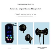 Écouteurs sans fil KG06 à clip d'oreille avec suppression du bruit ENC, étanches, commandes par bouton, longue autonomie pour le sport