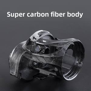 Carrete de Pesca de Lanzamiento con Rueda de Gota de Agua, de Fibra de Carbono, Relación 6.3:1, Doble Manivela, 6+1 Rodamientos de Bolas, para Pesca en Lago, Último Modelo, Venta al por Mayor - Product Image 2