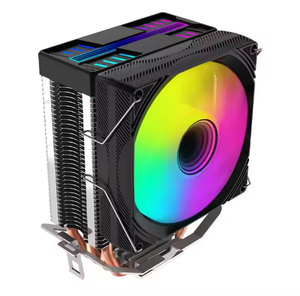 Enfriador de CPU Zeromaster RGB PWM con 4 Tubos de Calor, Ventilador LED para PC, Disipador de Calor para Computadora con Conector de 4 Pines - Product Image 1