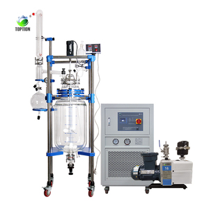 Glass Reactor Manufacturer Durable Lab Reactors High Borosilicate Glass Reactor Vessels with Bottom Valve - Product Image 2