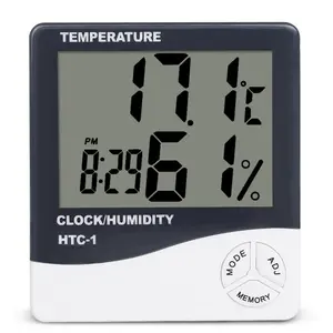 كبير شاشة LCD الإلكترونية Thermometerthermometer ساعة مكتب