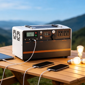 1500W 660Wh Portable Power Station for USA EU Home Backup Mobile <b>Solar</b> <b>Generator</b> Energy WS-3 LiFePO4 Battery Provides up to 10 Y - Product Image 4
