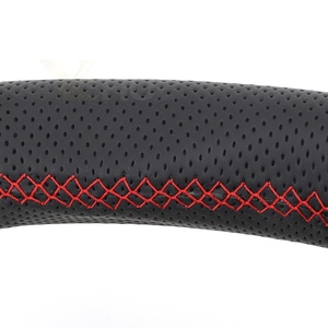 Volante Personalizado de Media Piel y Fibra de Carbono para Mercedes Benz W204 W205 C300 GLC X253 C253 W211 W212 W213 W221 W222 E63 AMG - Product Image 6