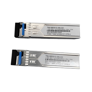 Module émetteur-récepteur optique SFP BiDi 1,25 G Gigabit LC SMF 20 km DDM, longueur d'onde 1310/1550 nm - Product Image 6