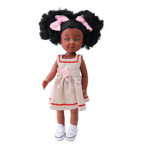 Muñeca Africana de Juguete, Modelo 2026, 14 Pulgadas (35 cm), PVC Suave, Ropa Negra, Juguete Infantil de Moda, Venta al Por Mayor - Product Image 4
