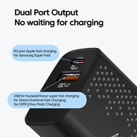 Nouveauté 2026 Chargeur mural USB rapide 40W QC4.0 2 ports USB A+C Prise PD 20 Adaptateur de chargeur mural