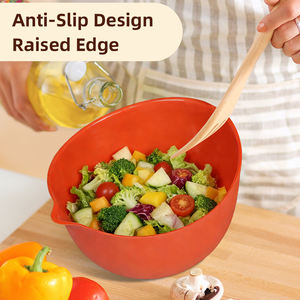 Bol <span class=keywords><strong>de</strong></span> stockage alimentaire en silicone <span class=keywords><strong>de</strong></span> différentes tailles, qualité alimentaire, pour cuisson et mélange en extérieur - Product Image 2