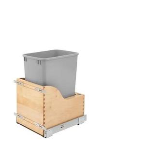Gabinete de Cocina Contemporáneo de Madera con Cubo de Basura Bajo el Gabinete y Contenedor Deslizable de Fácil Instalación - Product Image 1