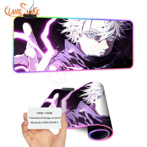 FLAME SNAKE Serie de dibujos animados <span class=keywords><strong>Anime</strong></span> LED Light <span class=keywords><strong>Mouse</strong></span> <span class=keywords><strong>Pad</strong></span> <span class=keywords><strong>XL</strong></span> , 80 30 <span class=keywords><strong>Mouse</strong></span> <span class=keywords><strong>Pad</strong></span> Led , RGB Mousepad Gaming 800 300mm - Product Image 1