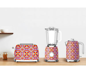 Ensemble Électroménager Rétro Vedette : <span class=keywords><strong>Grille</strong></span>-<span class=keywords><strong>Pain</strong></span>, <span class=keywords><strong>Bouilloire</strong></span> <span class=keywords><strong>et</strong></span> Cafetière en Acier Inoxydable - Product Image 5