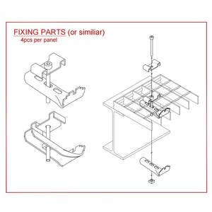 Thiết kế hiện đại Fastener cài đặt clip cho mạ kẽm thép bền <span class=keywords><strong>Grating</strong></span> thép không gỉ Carbon kim loại vật liệu xây dựng - Product Image 2
