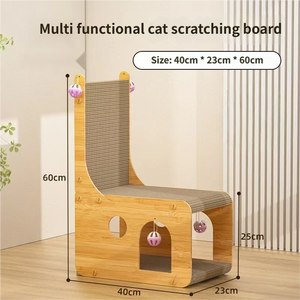 Groothandel Vier Seizoenen Universele Driedimensionale Bescherming Dubbellaags Slijtvast Papier Kattenkrabplank Anti-Kat - Product Image 4