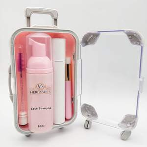 Ruban adhésif pour cils <span class=keywords><strong>bleu</strong></span>-noir coloré, personnalisé, en micro-mousse rose vif, pour peaux sensibles, en gel de silicone, pour extensions de cils - Product Image 4