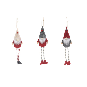 Décoration de Noël, ornement d'arbre, <span class=keywords><strong>elfe</strong></span> fait à la main, gnome suédois à longues jambes, gnome de Noël suspendu, Tomte - Product Image 1