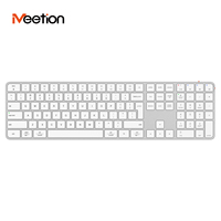 Combo de Teclado y Ratón Inalámbrico Recargable Meetion C230 para Magic Keyboard para PC, Laptop Windows, iMac, iPad y Tablet