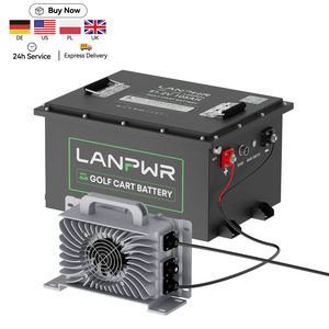 แบตเตอรี่ลิเธียมไอรอนฟอสเฟต US Germany Stock LANPWR 51.2V 105Ah สำหรับรถกอล์ฟ แบตเตอรี่โซลิดสเตทแบบ Deep Cycle สำหรับรถเข็นวีลแชร์และรถยก - Product Image 3