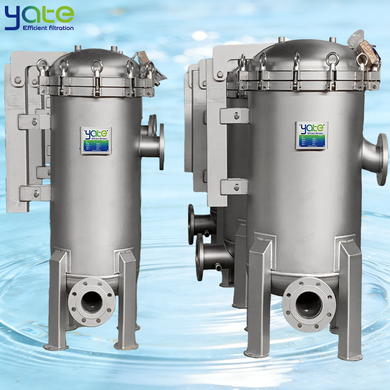 CE SS304 SS316L Multi Bag Filter